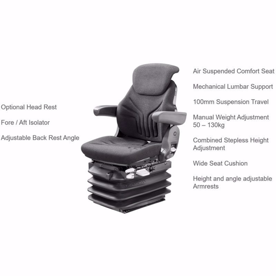 Grammer Seat Special Edition 12V for Agriculture 50130kg Driver